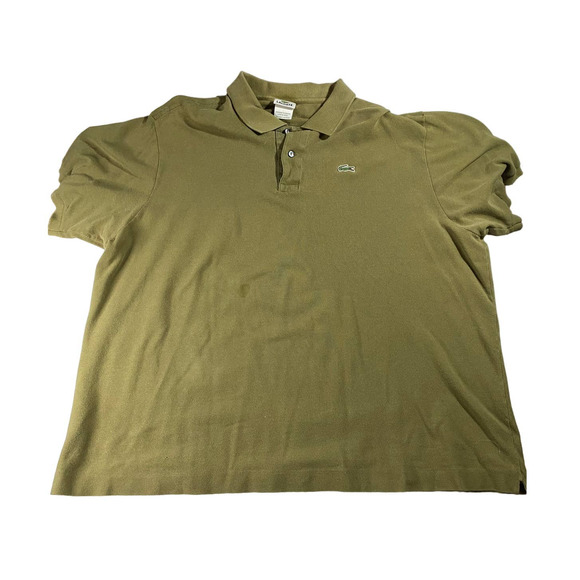Vintage Lacoste Polo Shirt Green Men's Large - Picture 1 of 9